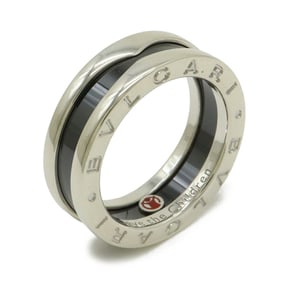 BVLGARI B-zero1 Save the Children Ring SV925 Ceramic Black #52 Approx. Size 11.5 AN855770