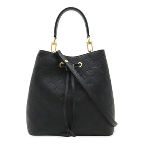 LOUIS VUITTON Louis Vuitton Monogram Empreinte NeoNoe Shoulder Bag Handbag Noir Black M45256