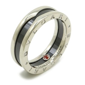 BVLGARI B-zero1 Save the Children Ring SV925 Ceramic Black #60 Approx. Size 19 AN855770