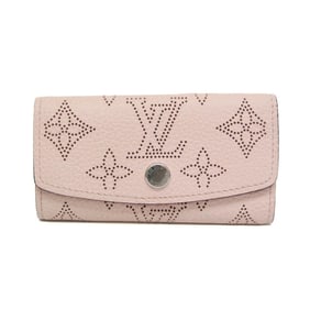 Louis Vuitton Mahina 4 Key Case M82760 Women's Mahina Leather Key Case Pink