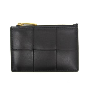 Bottega Veneta Intrecciato Cassette Zipper Card Case 765460VCQC48425 Men,Women  Calfskin Coin