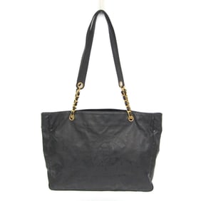 Chanel Coco Mark Chain Shoulder Bag Women's Leather Shoulder Bag,Tote Bag Black