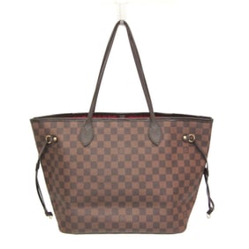 Louis Vuitton Damier Neverfull MM N51105 Women's Tote Bag Brown