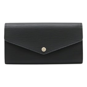 LOUIS VUITTON Epi Portefeuille Sarah Bi-fold Long Wallet Noir Black M60582