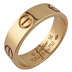 Cartier Love Ring, Size 15.5, 18K Gold, Women's, CARTIER