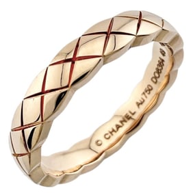 Chanel Coco Crush Ring, Chanel, size 8, 18k gold, women's, CHANEL