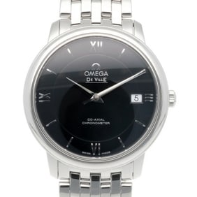 OMEGA De Ville Prestige Watch Stainless Steel 42410372001001 Automatic Men's Overhauled
