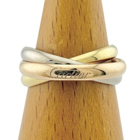 Cartier Trinity Ring, Size 12, 18k, Women's, CARTIER