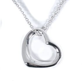 TIFFANY Tiffany 925 heart pendant necklace j5-4