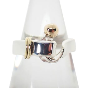 TIFFANY 925 750 Hook & Eye Ring Size 8