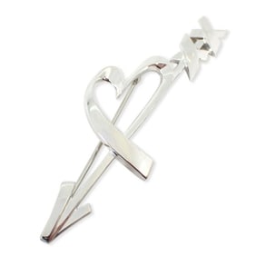 TIFFANY 925 Paloma Picasso Loving Heart & Arrow Kiss Brooch