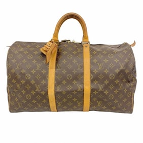 Louis Vuitton Boston Bag Monogram Keepall 45 M41428 Brown Men's Women's P980755