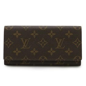 LOUIS VUITTON Louis Vuitton Monogram Portefeuille 3 Carte Credit Yen Bi-fold Long Wallet Japanese