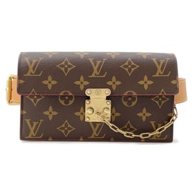 Louis Vuitton Waist Pouch Monogram S Lock Belt GM 105cm M68550 Clutch Bag