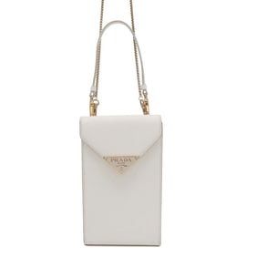Prada handbag saffiano leather 1BP050 PRADA 2way white