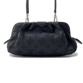 Louis Vuitton Shoulder Bag Monogram Mahina Scala Mini M80093 LOUIS VUITTON Black Clutch