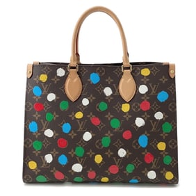 Louis Vuitton Tote Bag Monogram Painted Dot LV x YK On the Go MM M46379 Yayoi Kusama Collaboration