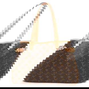 Louis Vuitton Tote Bag Monogram Batignolles Horizontal M51154 LOUIS VUITTON: Category: SizeWeight: 660g / 1.45lb.Size (HxWxD): 25cm x 37.5cm x 13cm / 9.84'' x 14.76'' x 5.11''Category: DesignType: Tote bagColor: BrownGender: WomenMaterial: Monogram Hardware Color: GoldCategory