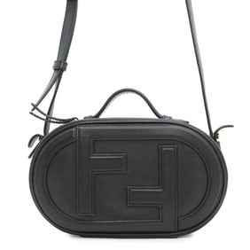 Fendi Shoulder Bag Orlock Camera Case Leather 8BS058 FENDI Black