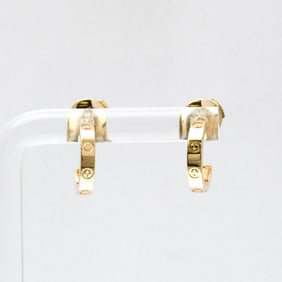 Cartier Baby Love Earrings No Stone Pink Gold (18K) Stud Earrings Pink Gold