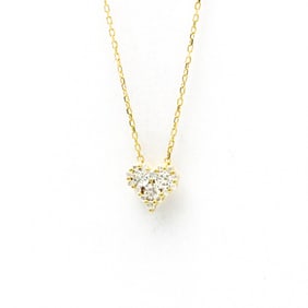 Vendome Aoyama Diamond Heart Necklace Yellow Gold (18K) Diamond Women,Men Fashion Pendant Necklace