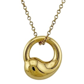 Tiffany Eternal Circle Necklace 18K Gold Women's TIFFANY&Co.