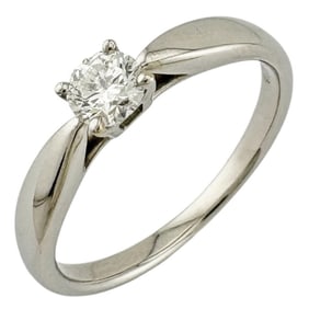 Tiffany Harmony Ring, Tiffany, size 8, Pt950 platinum, diamond, 0.20ct, ladies, TIFFANY&Co., 0.20ct