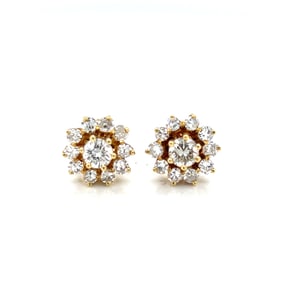 18k Diamond Earrings