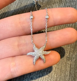 Mauboussin Diamond Starfish Necklace