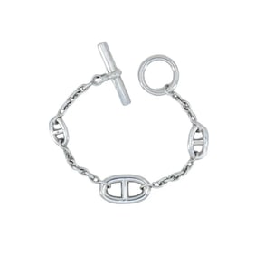 Hermes Sterling Silver Farandole Bracelet