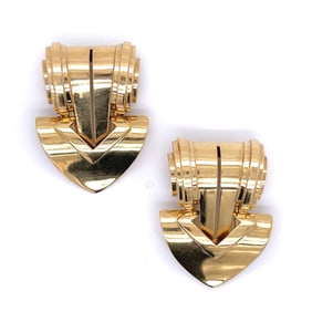 TIFFANY & CO. Retro 18K Yellow Gold Brooch Set