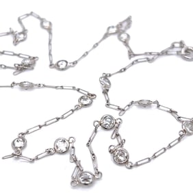 2.70 Ct. Diamond by the Yard Necklace