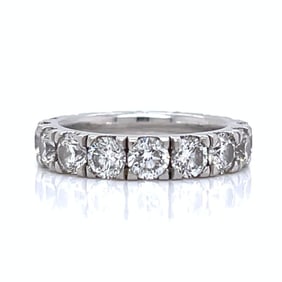 Platinum 3.20 Ct. Diamond Eternity Band