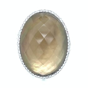emi-Precious Stone & Diamond Cocktail Ring