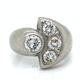 Art Deco Platinum 1.85 Ct. Diamond Ring