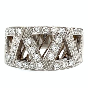 18K White Gold 1.55 Ct. Diamond Ring