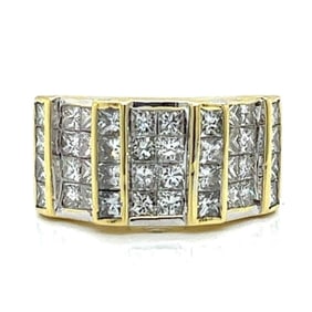 18K Yellow Gold 3.60 Ct. Diamond Ring