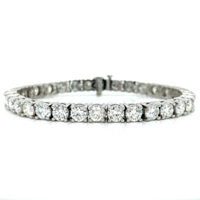 Platinum 18.00 Ct. Diamond Tennis Bracelet