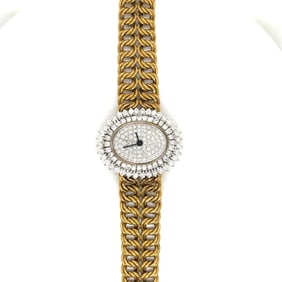 18K Yellow Gold Diamond Watch