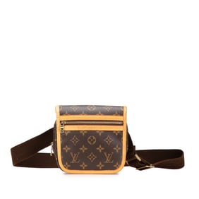 Louis Vuitton Monogram Bum Bag Bosphor Body Bag/Waist M40108 Brown PVC Leather Women's LOUIS VUITTON