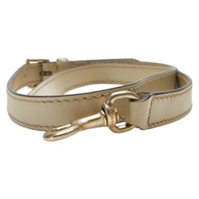 Gucci shoulder strap, off-white leather, women's.