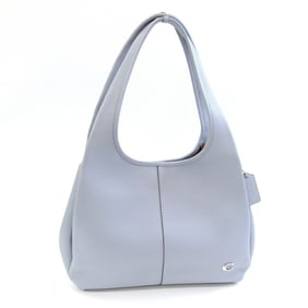 Coach Lana Shoulder Bag CM544 Blue-Gray Leather Tote for Women