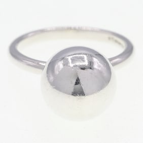 Tiffany & Co. Ring Hardware Ball Ring, Sterling Silver 925, Size 17, US8, Women's, TIFFANY CO.