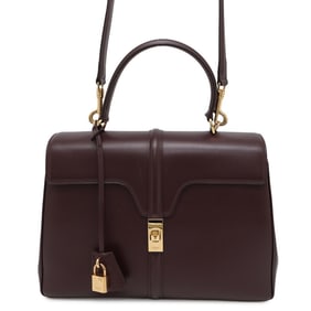 Celine 16 Seize Medium Leather Handbag 187373 CELINE 2-way