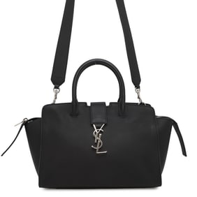 Saint Laurent Baby Downtown Cabas Leather Handbag 436834, SAINT LAURENT PARIS, 2-way Shoulder Bag,