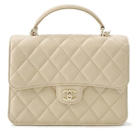 CHANEL Chain Shoulder Backpack Mini Matelasse Lambskin 2-Way Bag