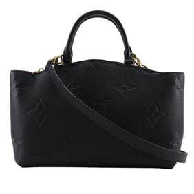 Louis Vuitton Petit Palais PM Handbag M58916 Monogram Empreinte Noir Black 2-way A5 Women's