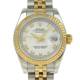 Rolex Datejust Caliber 2235 179173 18K Yellow Gold and Stainless Steel Automatic Watch, Analog