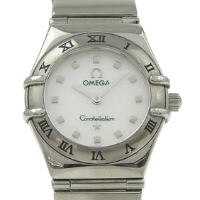 OMEGA Constellation Mini Watch, My Choice 1561.71, Stainless Steel, 1998, Silver Quartz, Analog