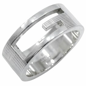 Gucci Branded G Ring, Size 13, 925 Sterling Silver, Approx. 7.9g, Women's, I213023109